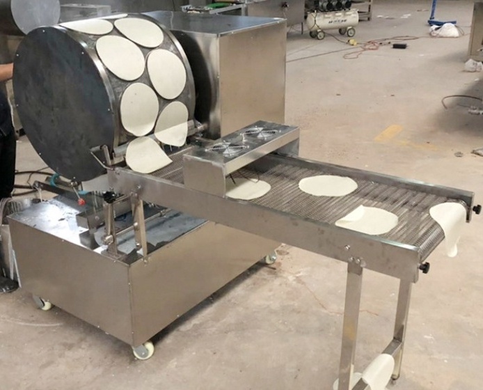 Full Automatic 40cm Turque Corn tortilla maker De Presse roti chapati making machine Pita Bread production line