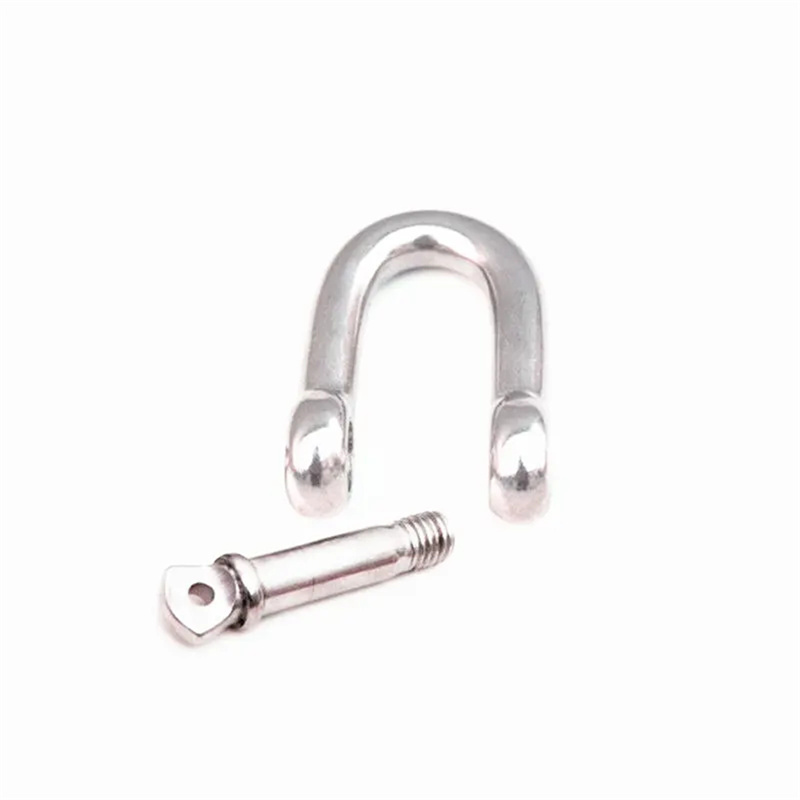 Wholesale M4-M38 dee shackle 304/316 stainless steel d shackle