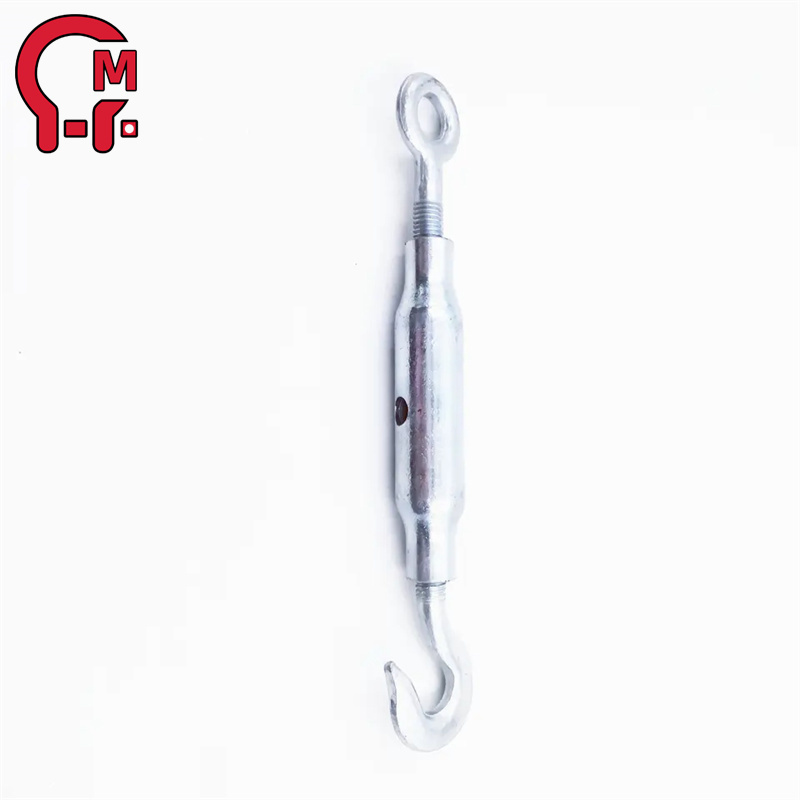 HLM stainless steel din1478 turnbuckle with hook and eye