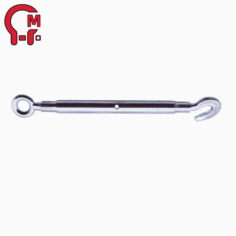 HLM stainless steel din1478 turnbuckle with hook and eye