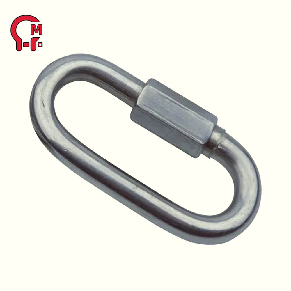 HLM heavy duty stainless steel 316 c quick connect link large jaw quick link chain