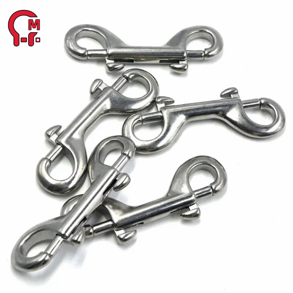 HLM free sample ISO certification double end snap button fastener ended bolt snap hook