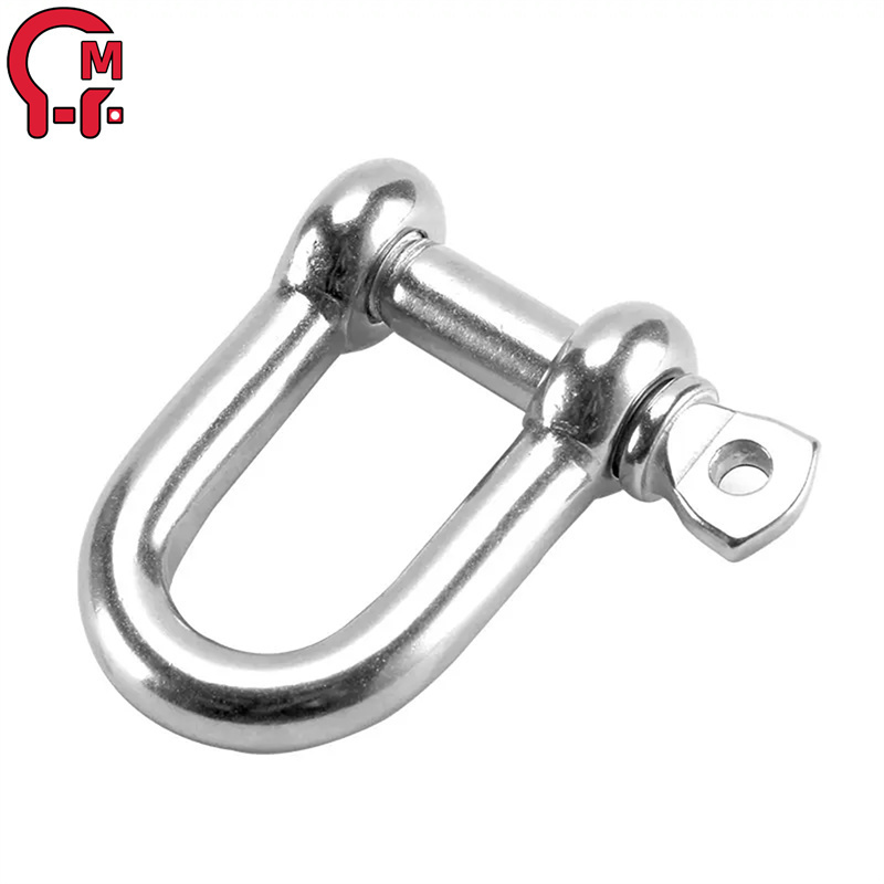 Wholesale M4-M38 dee shackle 304/316 stainless steel d shackle