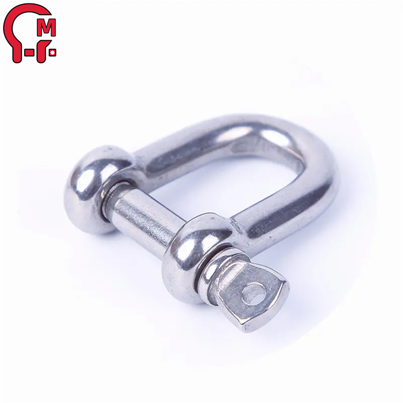 Wholesale M4-M38 dee shackle 304/316 stainless steel d shackle