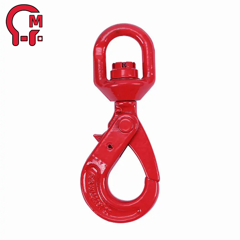 HLM swivel self locking safety hook Swivel Self Locking Hook G80 Swivel Self-Locking Hooks