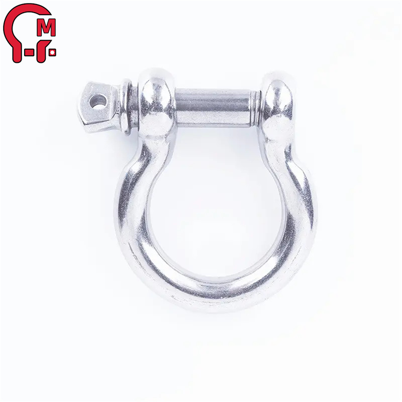 Card Case Jis Type Titanium D Shape Key Ring D Shackle With Screw