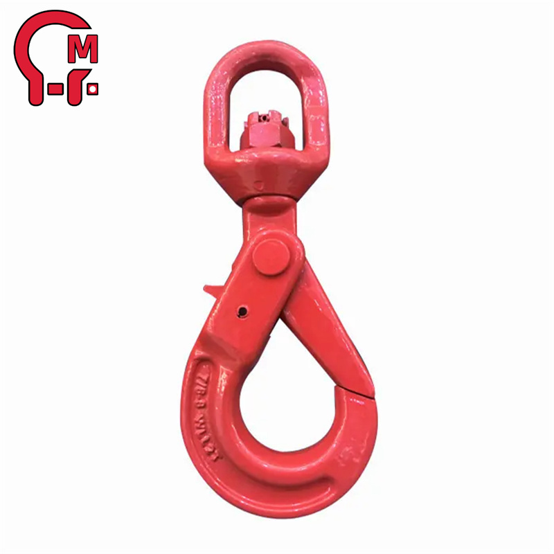 HLM swivel self locking safety hook Swivel Self Locking Hook G80 Swivel Self-Locking Hooks