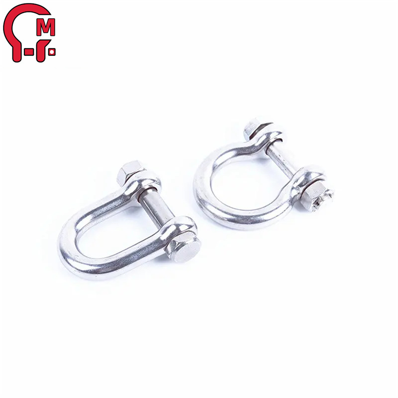 Card Case Jis Type Titanium D Shape Key Ring D Shackle With Screw