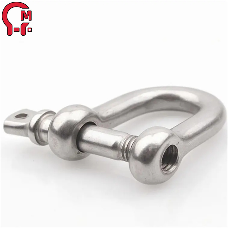 Wholesale M4-M38 dee shackle 304/316 stainless steel d shackle