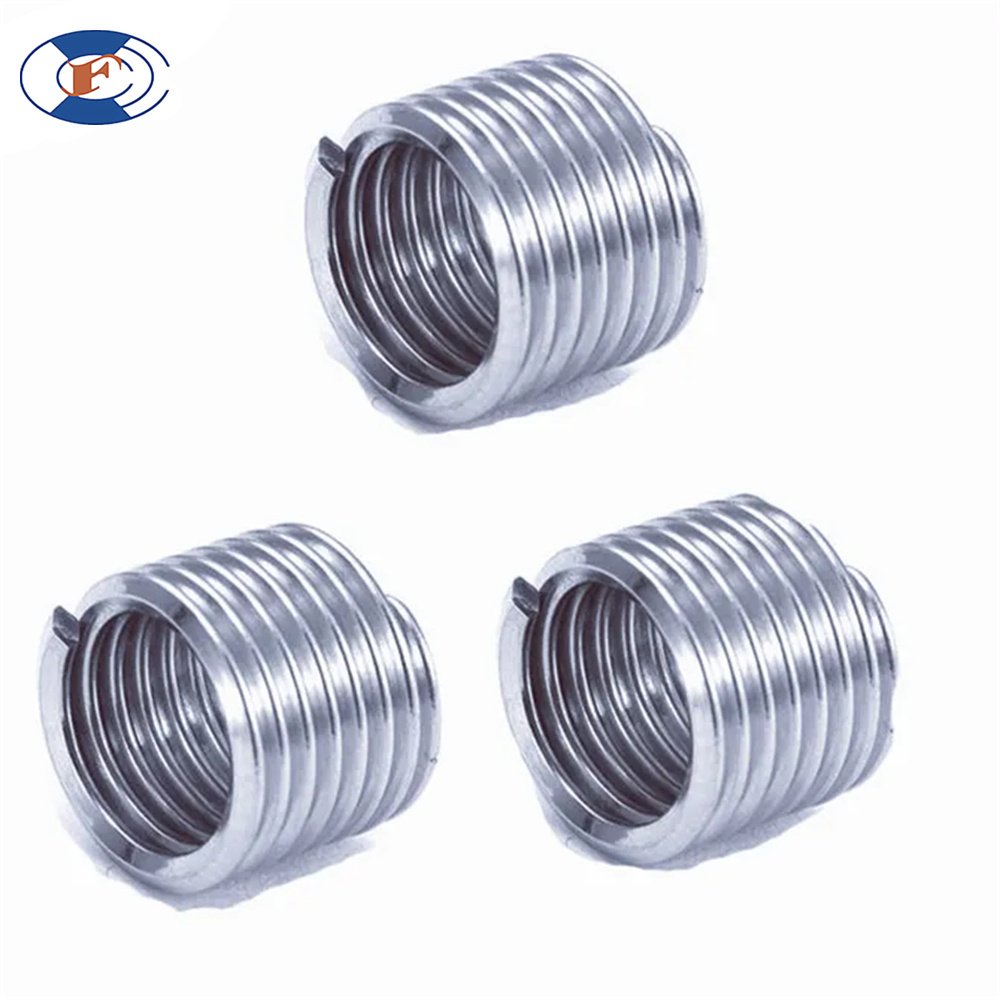 HLM threaded for wood metal coil spring thread insert Wire Thread Inserts