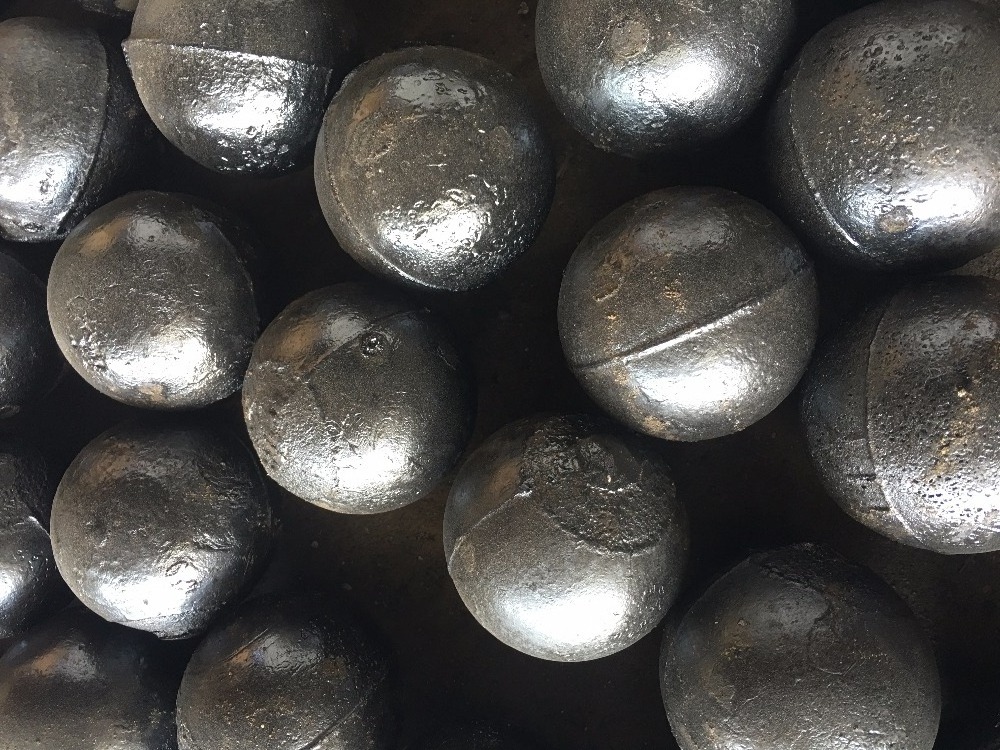 forged grinding steel media ball and high chrome cast grinding steel iron ball for ball mill