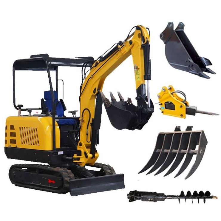 Excavators 4 Ton Excavator With Thumb Old Machine 2 Kobota Carter Uhi Jiahe Rotating Bucket Rubber Tire Auger Attachment Mini