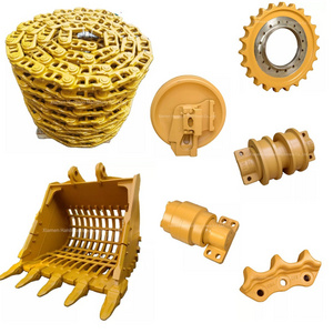 Track Link Front Idler Bottom Roller Carrier Sprocket Skeleton Bucket for Excavator D50 E200B PC20 R210 SK60