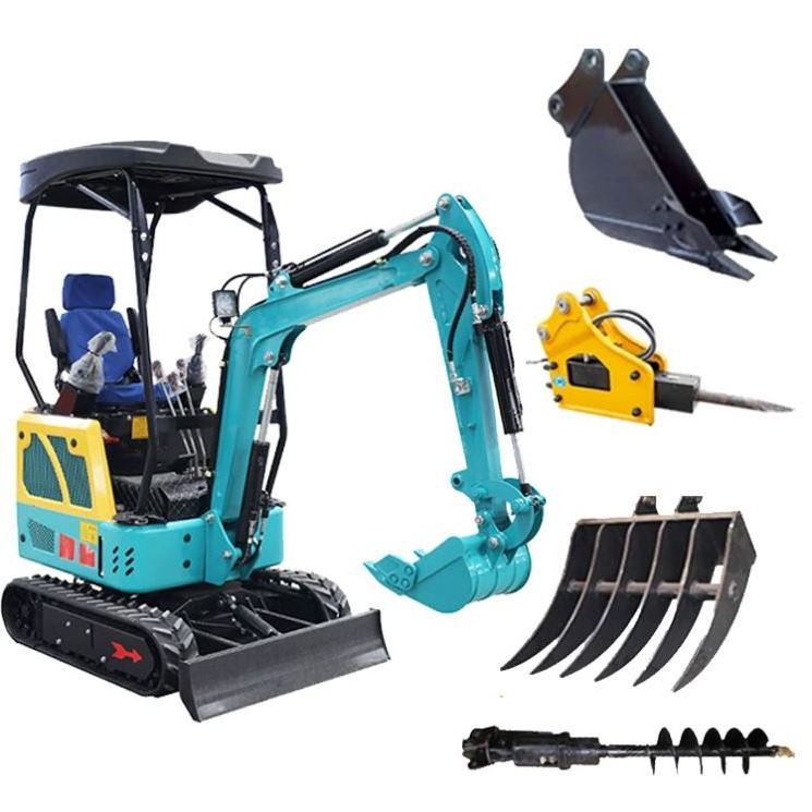 Excavators 4 Ton Excavator With Thumb Old Machine 2 Kobota Carter Uhi Jiahe Rotating Bucket Rubber Tire Auger Attachment Mini