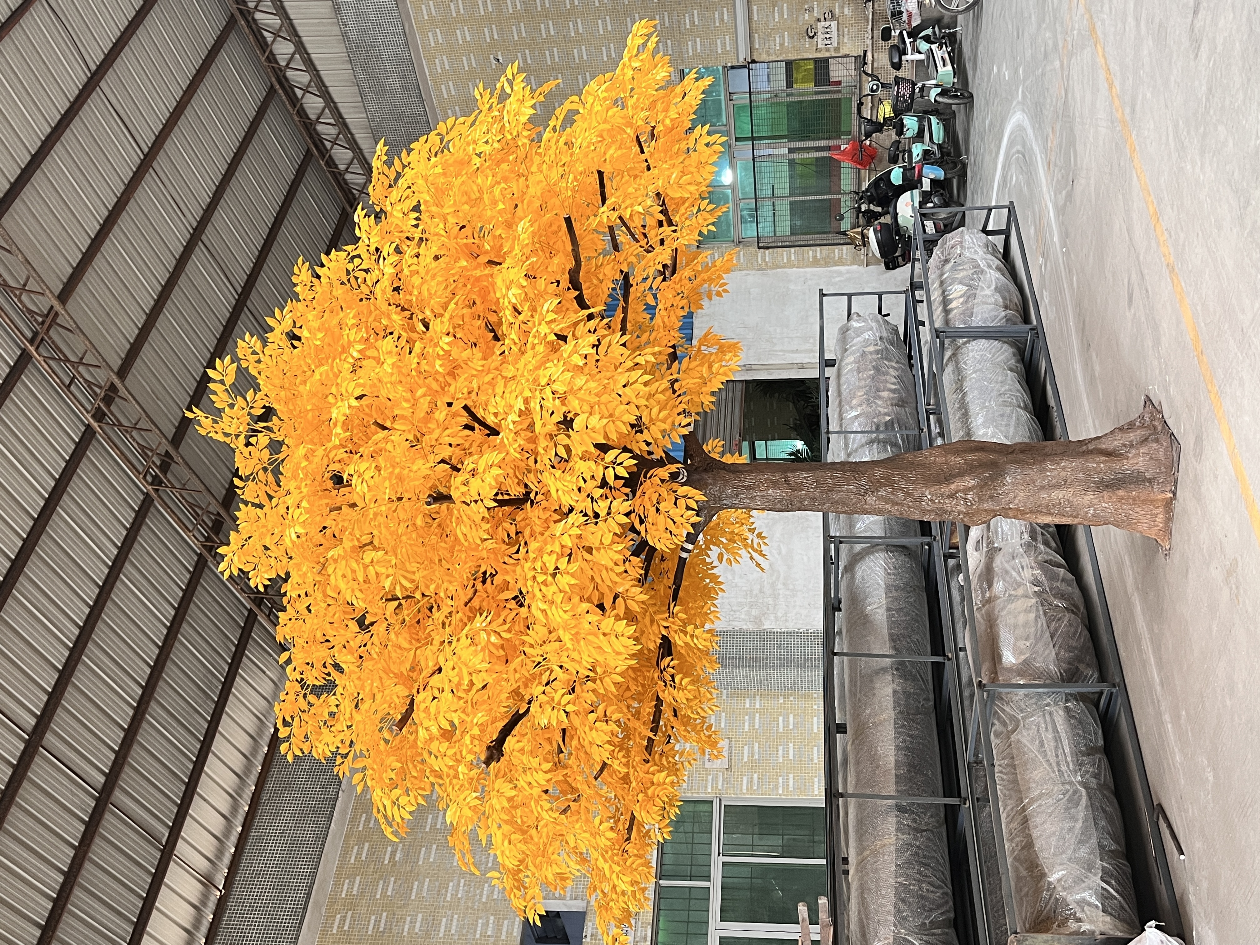 Outdoor Factory Landscape Fiberglass large ficus trees artificial banyan tree for garden decoration