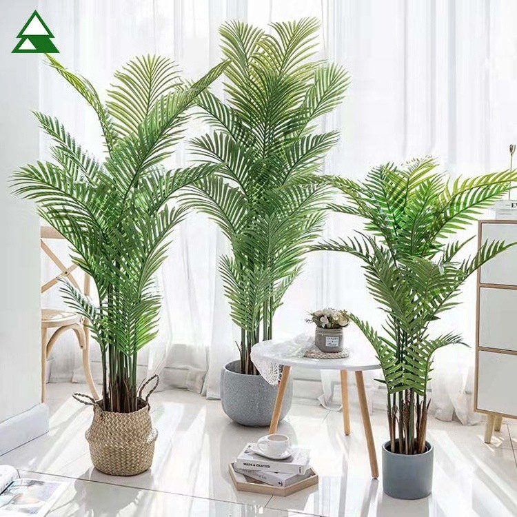 Silk Artificial Plants Decoration Bonsai Tree Banana Plant Pot Fake Plant Artificial Plastics Garden faux Palm Olive Tree