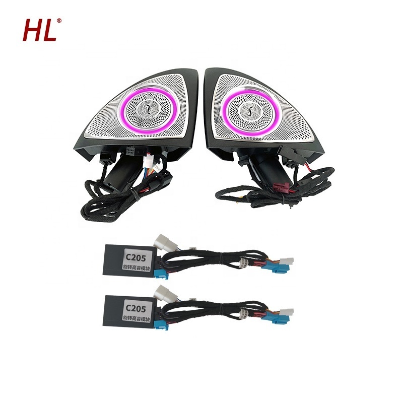 HOT Selling 64 Colors Automobile Conditioning Turbine Vent Outlet Led Car Interior Ambient Light For Benz C-Class W205/X253