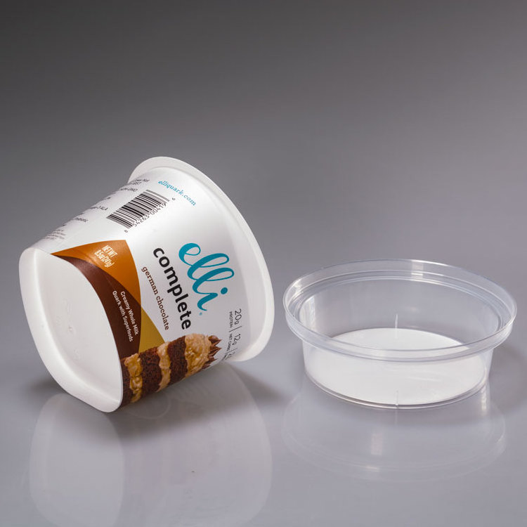 PP 300ml plastic yogurt container food tub packaging yoghurt customize cup lid