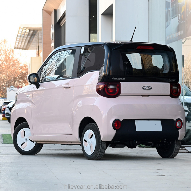 Chery Qq Ice Cream High Quality New Ev Car in China Mini Car 3 Door 4 Seater Shenzhen Electric Vehicle Single Speed Gearbox