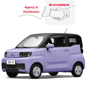 Chery Qq Ice Cream High Quality New Ev Car in China Mini Car 3 Door 4 Seater Shenzhen Electric Vehicle Single Speed Gearbox