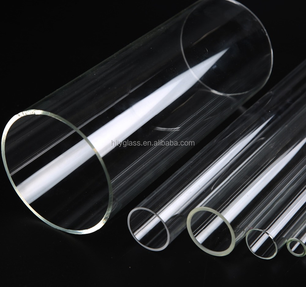 high quality Large diameter borosilicate glass tube from china