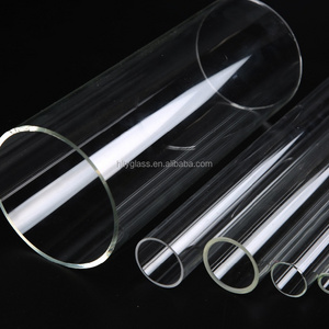 high quality Large diameter borosilicate glass tube from china