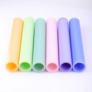 Free Sample Borosilicate Glass Tubes Clear Pink Amber Green Glass Tubes Pipes Custom Factory Wholesale Glass Tubes