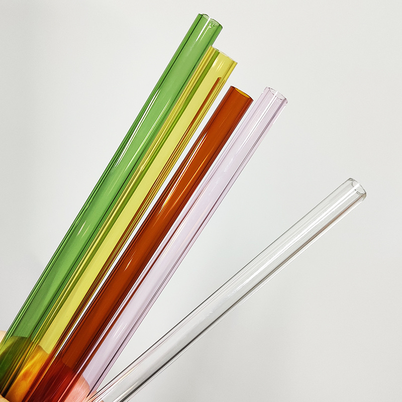 Colored Borosilicate Glass Tube Heat-Resisting High Transparency Clear Glass Tube Pipes Custom Multi Size Glass Tube Free Sample