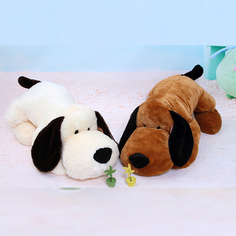 Super Soft Stuffed Animals Toys Wholesale Giant Stuffed Animal Bed Cooperation Dog Plush Toy