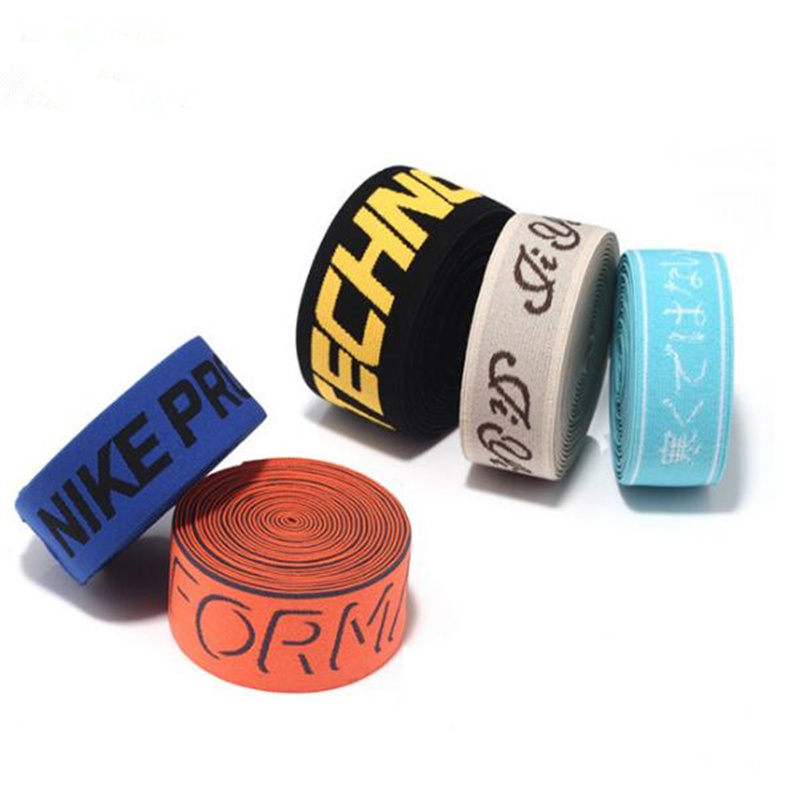 soft elastic rubber tape 3.5cm jacquard elastic With for underwear