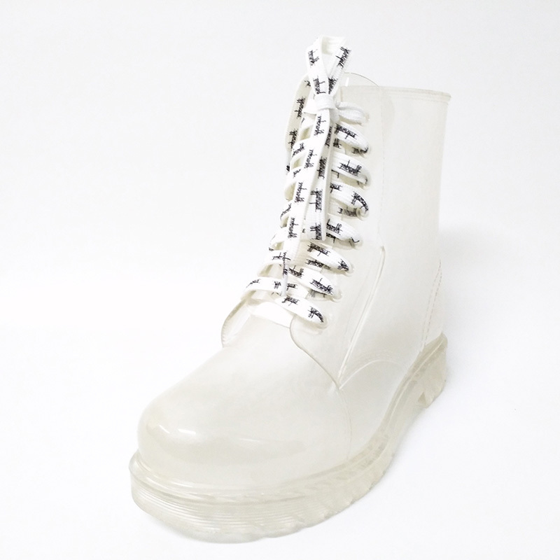 rain boot western clear plastic boots transparent pvc rain boots for women