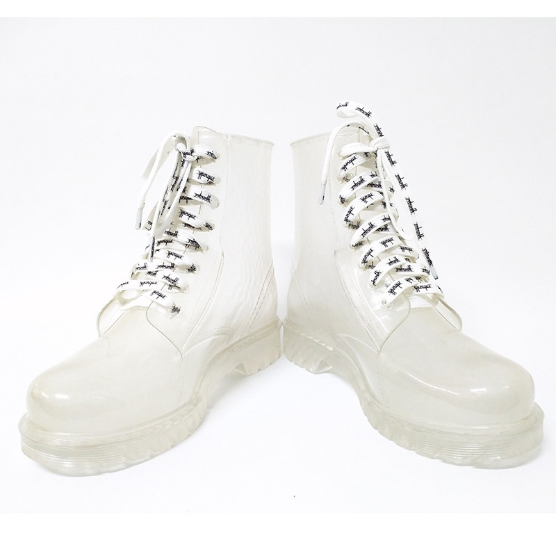 rain boot western clear plastic boots transparent pvc rain boots for women