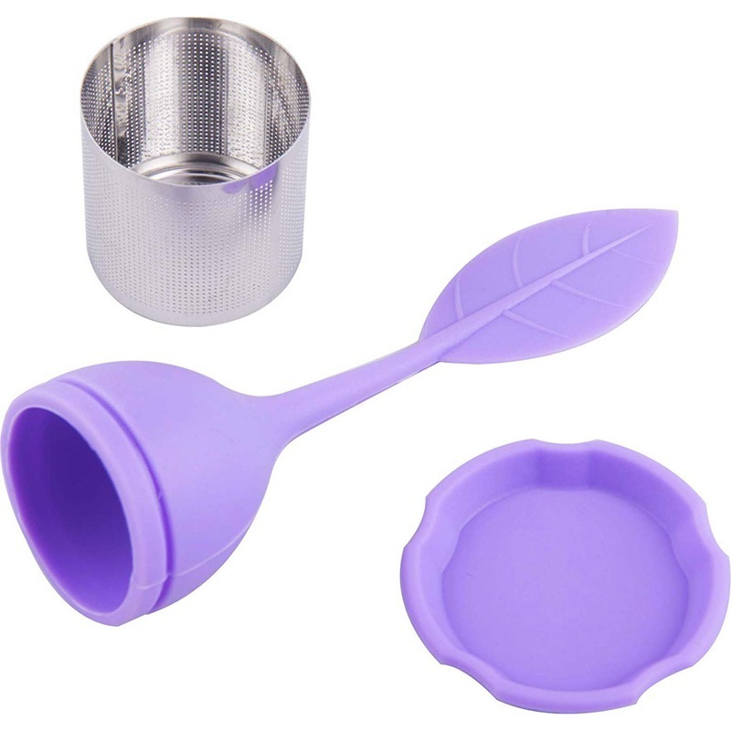 Loose Leaf Stainless Steel Tea Infuser For Steeping Loose Tea Steeper  Silicone Tea Infuser