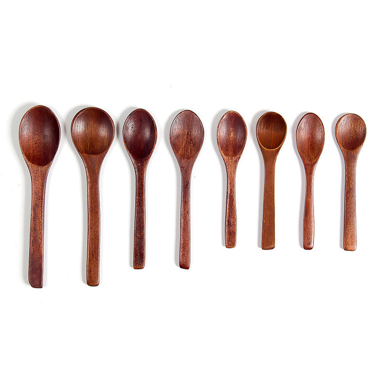 beech wood serving dinner table tea coffee soup baby spoon wooden eating mixing stirring spoon small mini wooden spoon