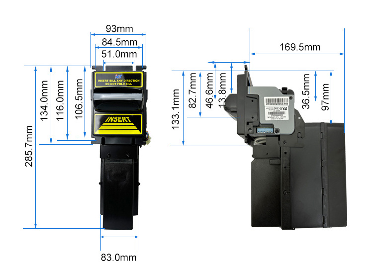 Hot Sale ICT L70P5 Bill Acceptor for Coin Exchange Machine and Game Machine Cash Acceptor