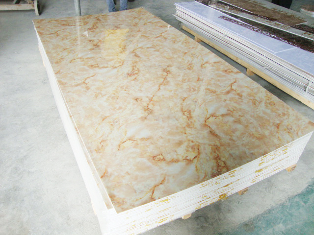 Cheap price high quality 3d pvc marble interior decoration faux marble wall panels