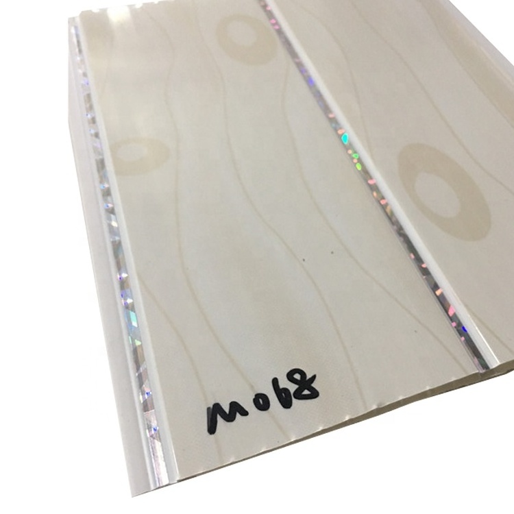 20CM Width pvc roof panel door interior pvc shower wall cladding panel