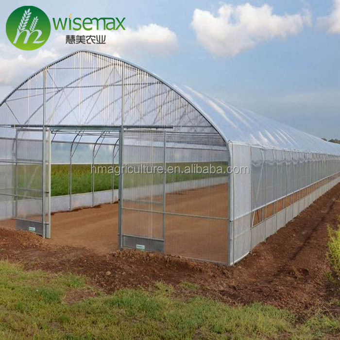 Now design plastic cover metal structure greenhouse for farming use