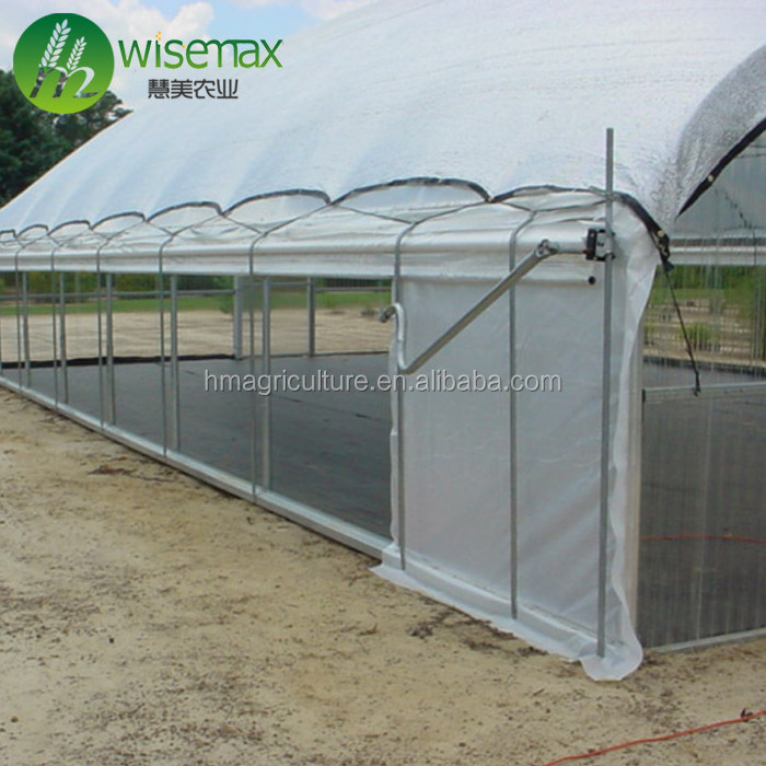 Now design plastic cover metal structure greenhouse for farming use