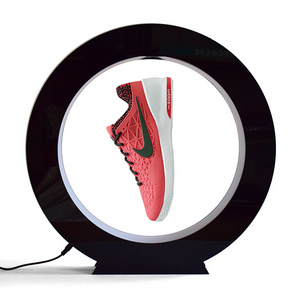 Drop shipping Levitation Shoes Stand Levitating Magnetic Sneaker Floating Display with led light