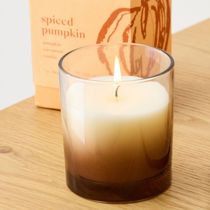 Luxury Private Label 9oz Soy Wax Room Fragrance Scented Candle Lasting Pumpkin Air Freshener and Scented Candles for Halloween