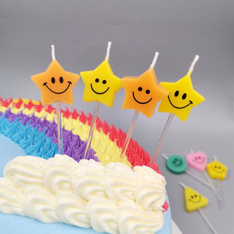 Huaming New Design Cute Shape Birthday Candles Creative Funny Art  Birthday Party Supplies Cartoon Birthday Candles