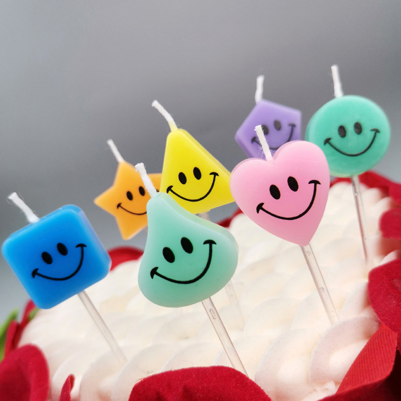 Huaming New Design Cute Shape Birthday Candles Creative Funny Art  Birthday Party Supplies Cartoon Birthday Candles