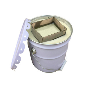 Huaming Wholesale Large Orchard Night Anti-Frost Candle Vineyard Iron Bucket Packaging Paraffin Wax Antifreeze Candle