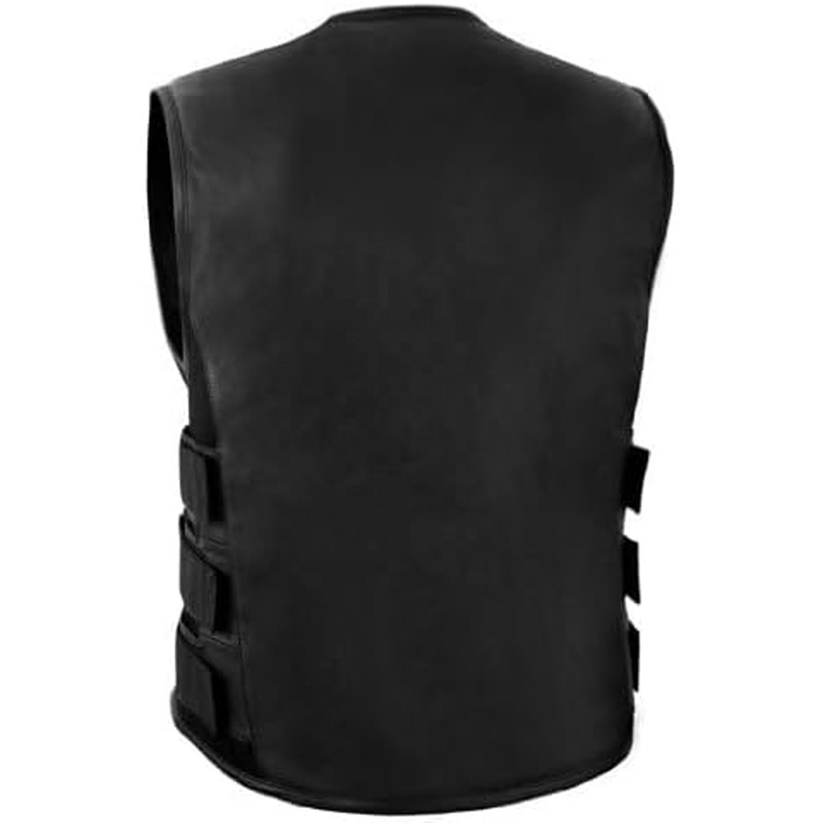 HMB-5084B MEN LEATHER VESTS BULLET FASHION WAISTCOAT BIKER STYLE MOTORCYCLE WAISTCOATS VEST