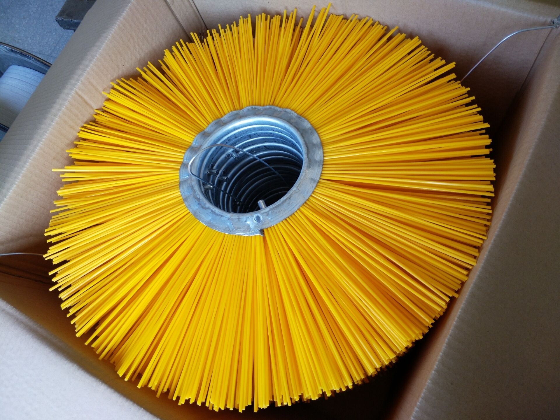 Hot Sale Sweeper Plastic Flat Ring Wafer Brush Street Sweep