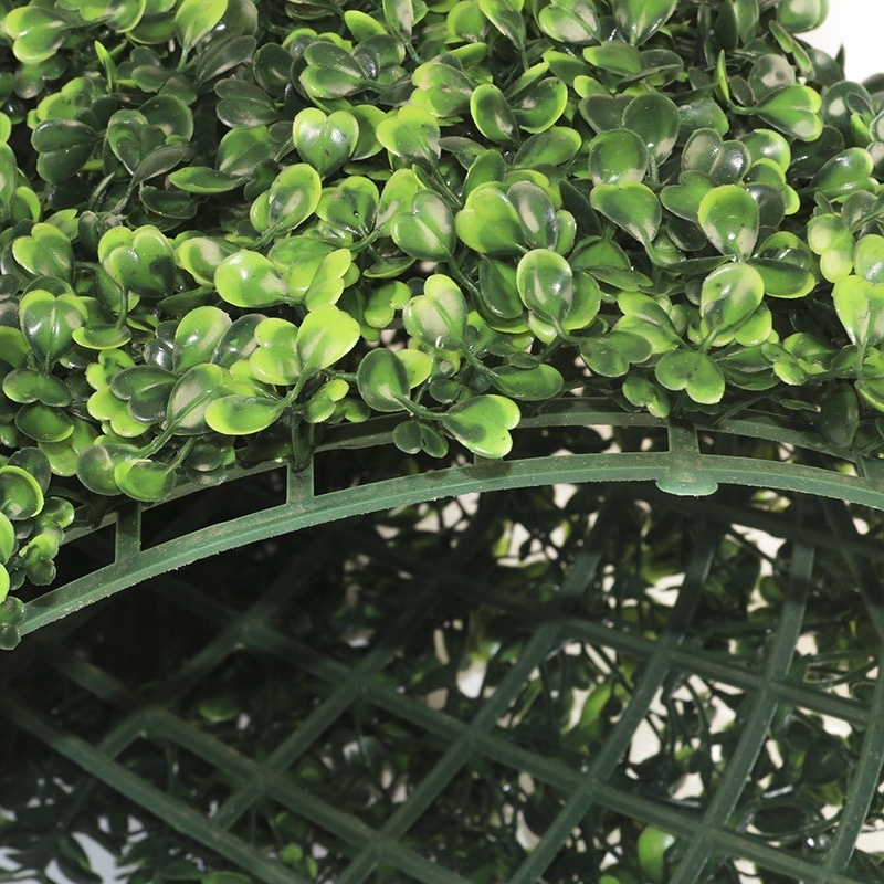 Factory Provide Artificial Boxwood Panels Topiary Hedge Plant Privacy Hedge Screen Milan Grass