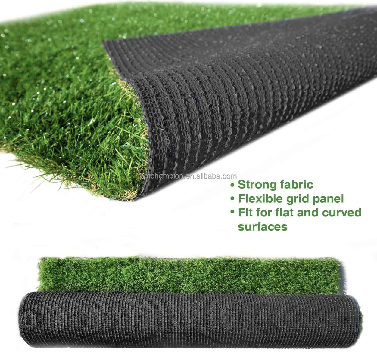 Artificial Grass Grass Carpet Rug Realistic Fake Grass Deluxe Turf Synthetic Turf Thick Lawn Pet