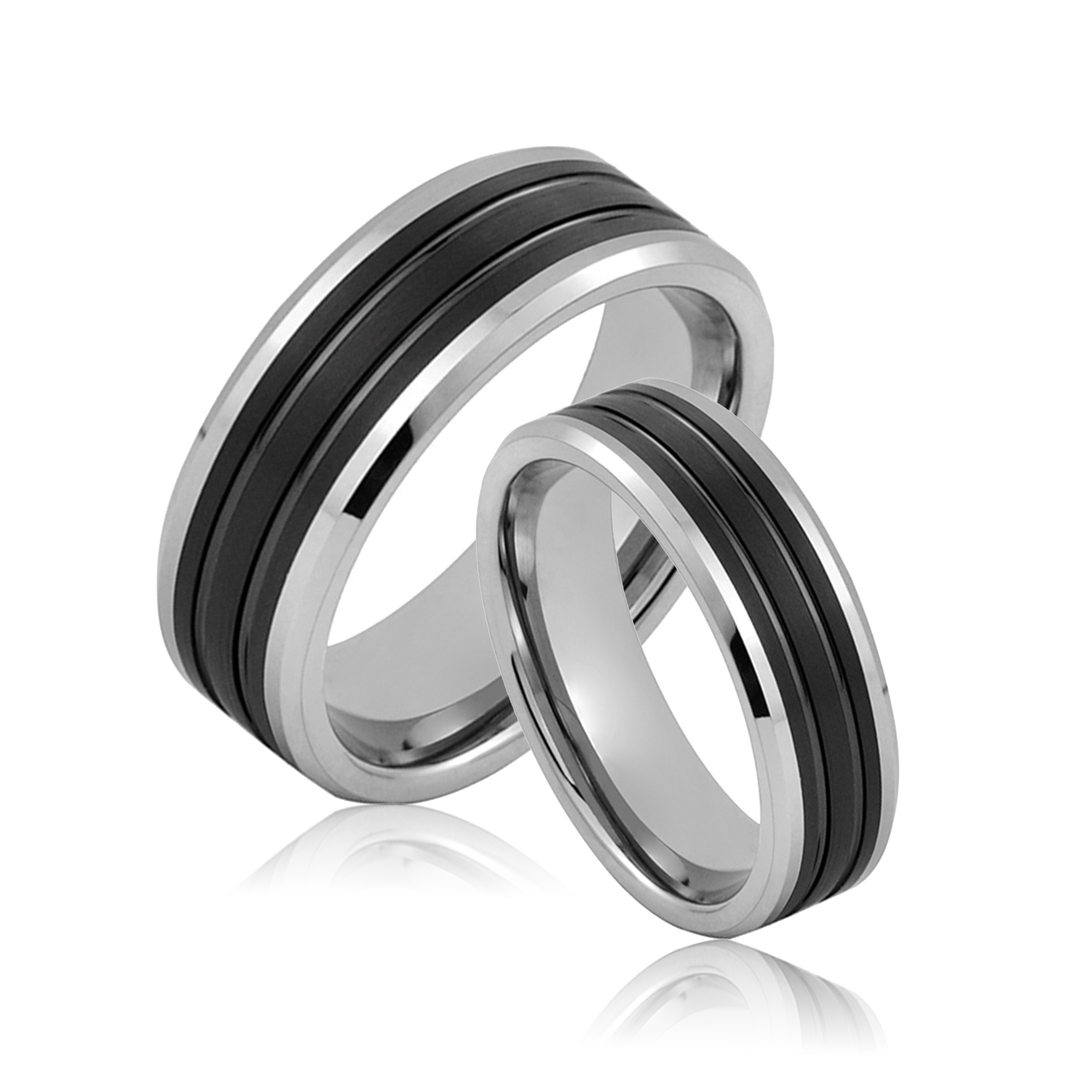 TOP Sales Men Jewelry Black Tungsten Rings