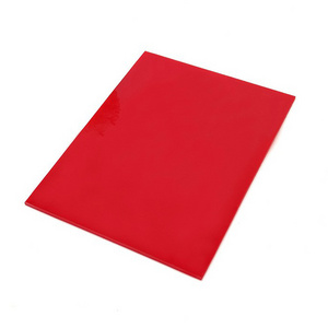 red Polycarbonate Diffuser Sheet, customized plastic red PC light diffuser sheet LED Light diffusion plate board panel